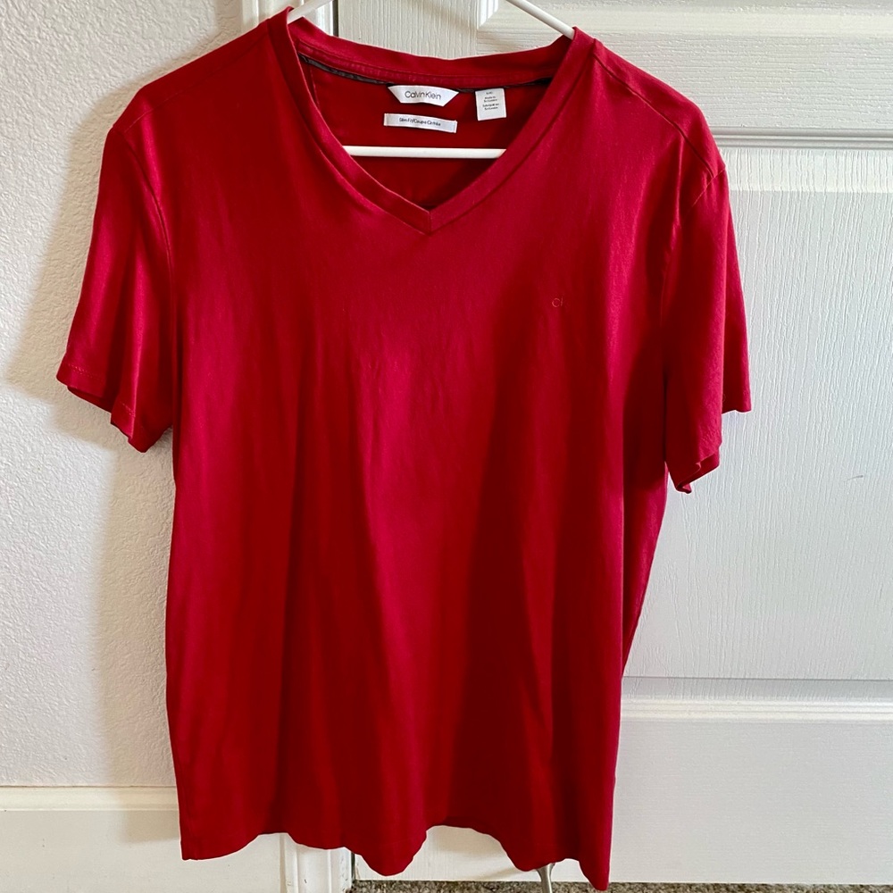 Slim Fit Red T-Shirt